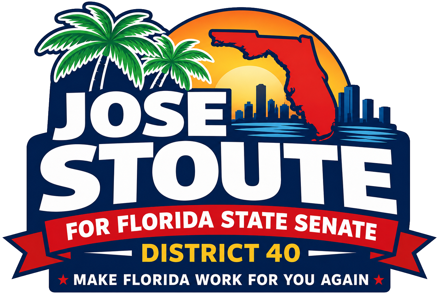 Jose Stoute for Florida State Senate District 40 logo